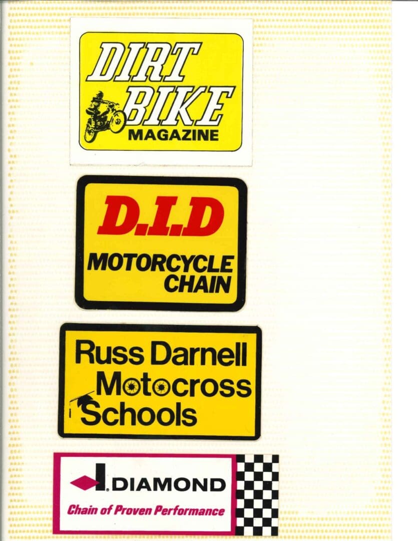 Dirt bike, dld, motorcycle chain, russ daniels, diamond.
