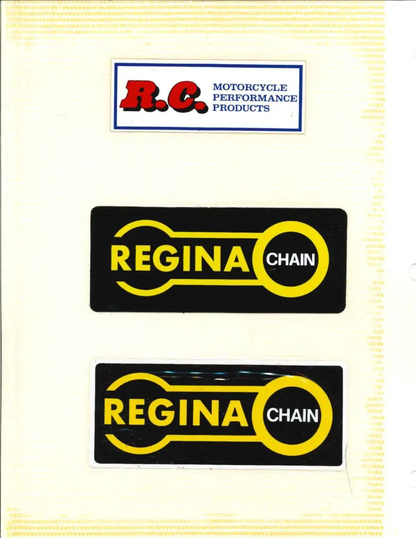 Rcc regina chain decals.