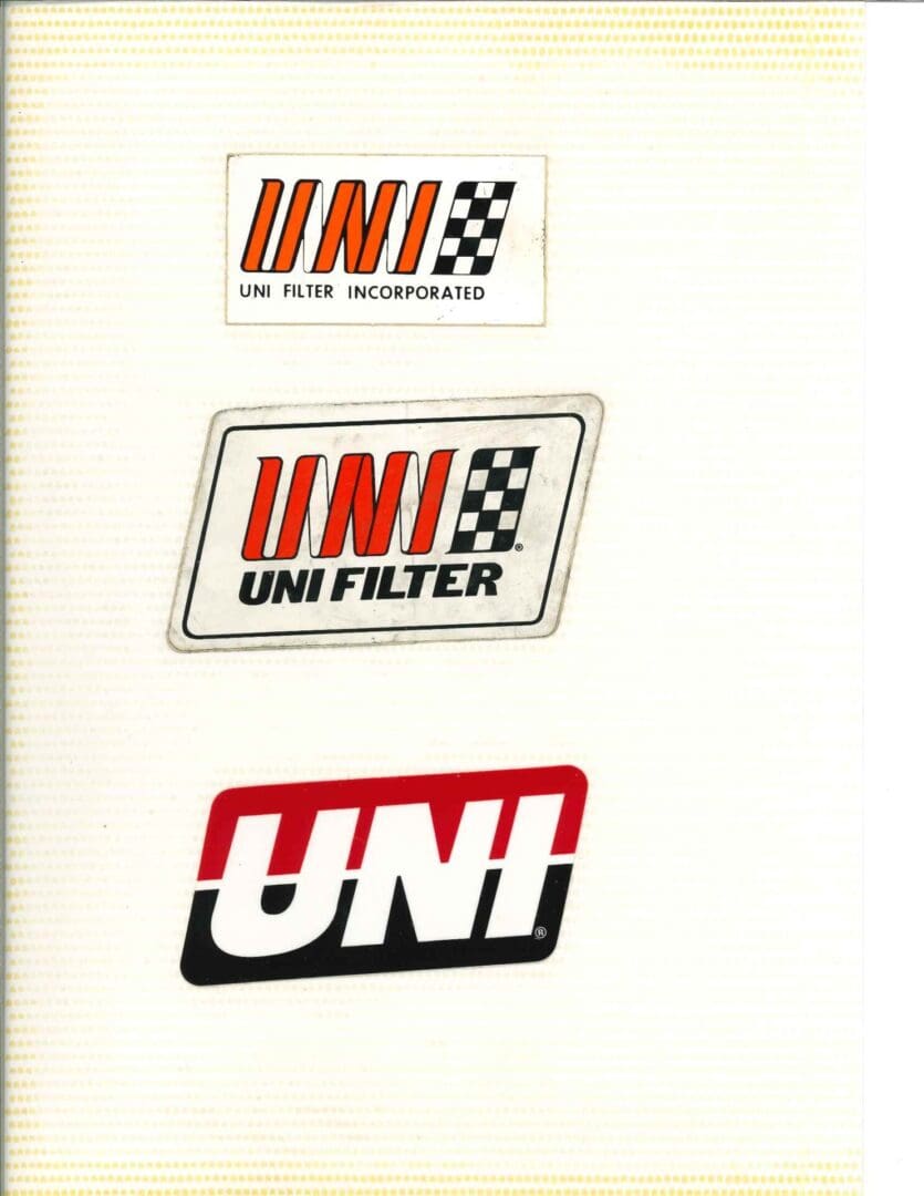 Uni logos on a white background.