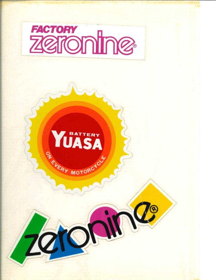 Factory zeroline yusasa sticker.
