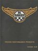 The vintage MX book with the logo for Al Baker prominently displayed on its cover.