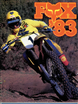 The cover of Vintage MX Books with a man riding a dirt bike.