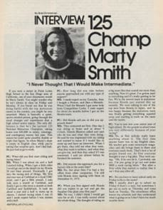 Vintage interview with champ Mary Smith.