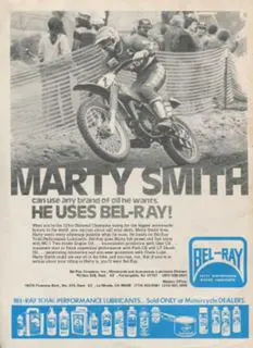 Marty Smith, a vintage motocross legend known for his distinctive style, has relied on Belray lubricants throughout his illustrious career. Whether it was conquering iconic tracks or pushing the limits